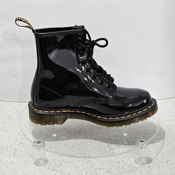 🥾Doc Martens, genuine leather with patent gloss coating. NIB, Size 7. - Picture 5 of 12